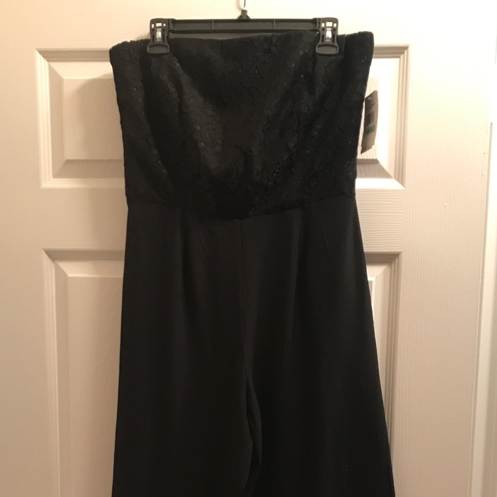 Black evening jumpsuit